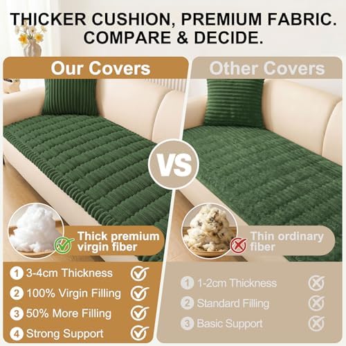 Smiry Couch Cover for Dogs, Non Slip Washable Sofa Protector for Pets - Image 4