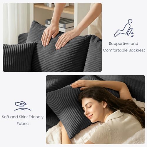 3-in-1 Convertible Sofa Bed: Boneless Loveseat Sleeper & Folding Couch Bed - Image 5