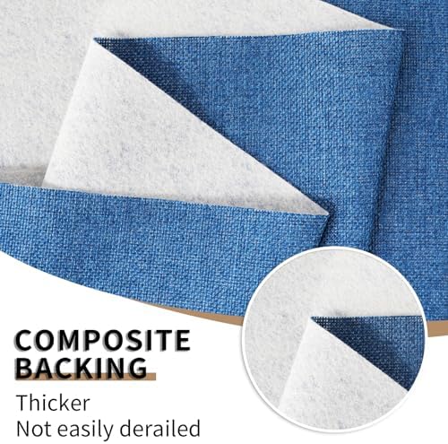 Heavy Linen Fabric 80x57 Inches, 1.2mm Thickness, Plain Solid Color Cloth - Image 2
