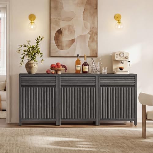 SICOTAS 87" Fluted Buffet Cabinet - Image 3