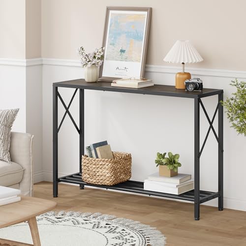 Tajsoon Console Table 41.8", 2 Tier Entryway Table - Image 7