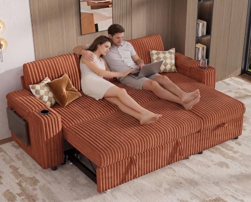 Vipbear 86" Modular Sectional Sleeper Sofa - Image 2