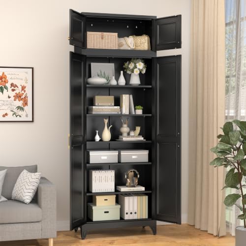 SteeLoong 90”Metal Pantry Storage Cabinet - Image 6