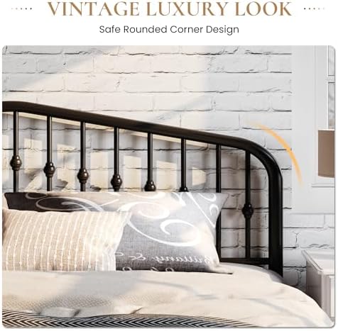 SHA CERLIN Full Size Metal Bed Frame - Image 5