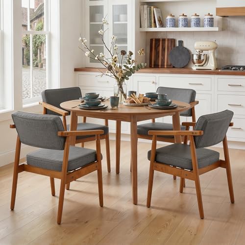 LSSPAID Dining Chairs Set of 4, Fabric Upholstered by LSSPAID