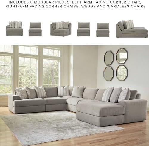 Signature Design by Ashley 6-Piece Modular Sectional Sofa - Image 5