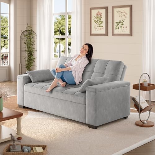 Gizoon Convertible Sofa Bed, 70.9'' Sleeper Loveseat by Gizoon