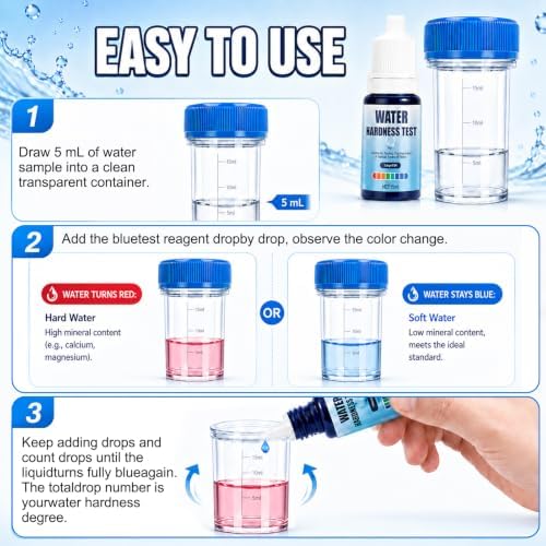 Hard Water Test Kit, Fast Accurate Quality Test - Image 3