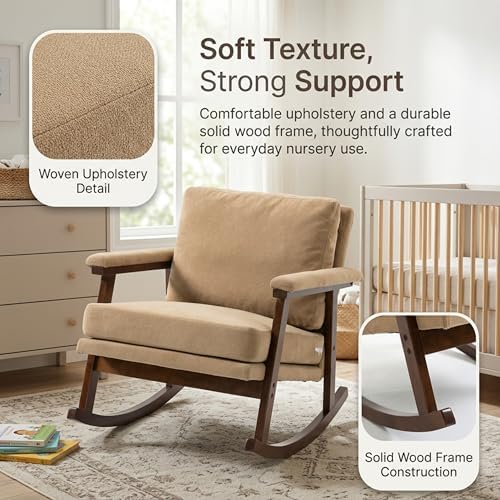 Rocking Chair Nursery, Compact Glider Rocking Chair - Image 3