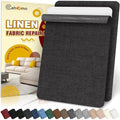 Linen Repair Tape 2Pcs 8x12 inch, Self Adhesive Fabric Patches, Couch Repair by Cahomo