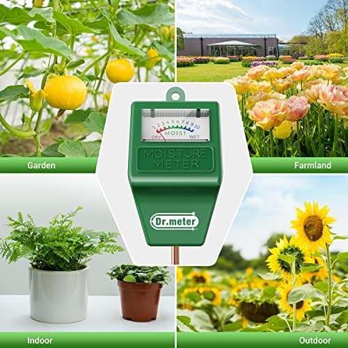 Dr.meter Soil Moisture Meter for Plants, Plant Water Gauge Test Kit - Image 7