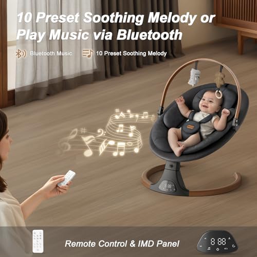 Monamii Baby Swings for Infants - Image 6