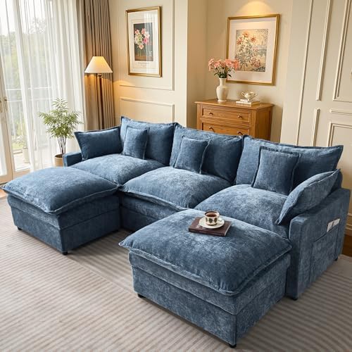108" Oversize Modular Sectional Couch U Shaped by DesignforBetterLife