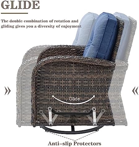 Belord 6 Piece Patio Conversation Sets - Image 5