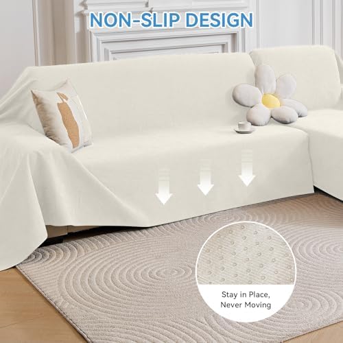 100% Waterproof Sectional Couch Covers, 2 Pieces L Shaped Sofa Cover - Image 5
