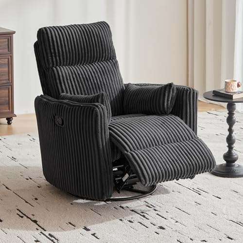 LINSY HOME 360 Swivel Nursery Rocking Chair by LINSYHOME