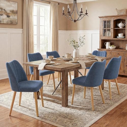 Garvee Wood Dining Chairs Set of 2, Armless Dining Chairs - Image 7