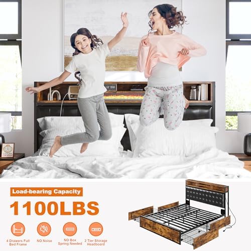 EnHomee Full Size Bed Frame - Image 6