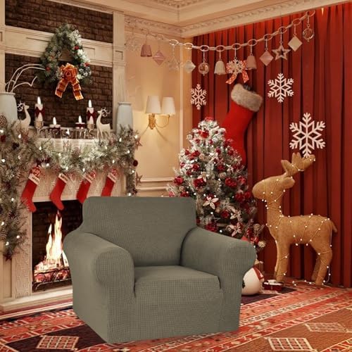 KEKUOU Stretch Chair Sofa Slipcover, Single Couch Cover - Image 2