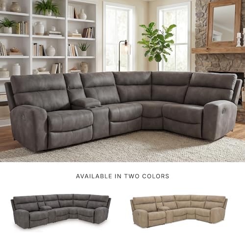 Signature Design by Ashley Easy-to-Clean Power Reclining Sectional - Image 6