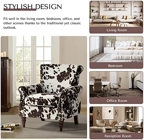 HULALA HOME Traditional Patterned Accent Chair - Image 5