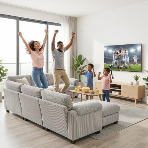 HAOMARKETS 115" Modular Sectional U Shaped Corner Sofa - Image 7