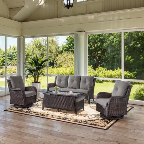 Belord Wicker Outdoor Furniture Patio Furniture Set - Image 2
