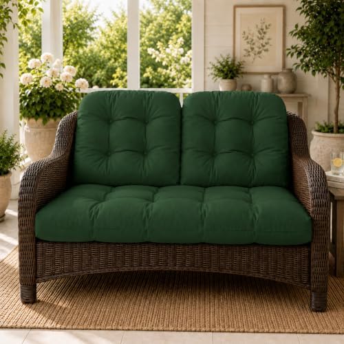 All Weather Outdoor Wicker Chair Cushions of 3 Pieces, Waterproof Outdoor by Tycdiose