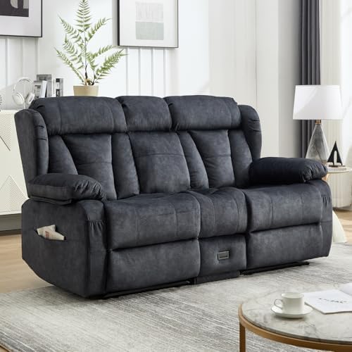 70.1"Loveseat Recliner Sofa, RV Couch Reclining Loveseat - Image 2