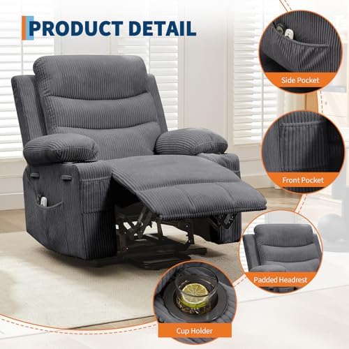 Garvee Oversized Power Lift Recliner Chair - Image 5