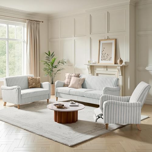HULALA HOME Farmhouse Curved Couch - Image 5