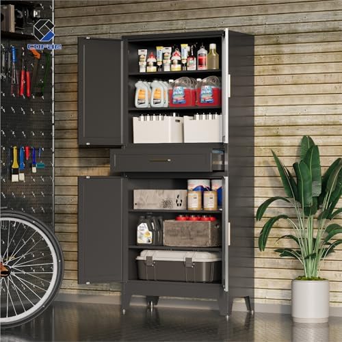 COFaR 71'' Tall Metal Pantry Cabinet - Image 4