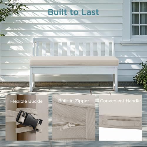 Codi Outdoor Bench Cushion for Patio Furniture - Image 6