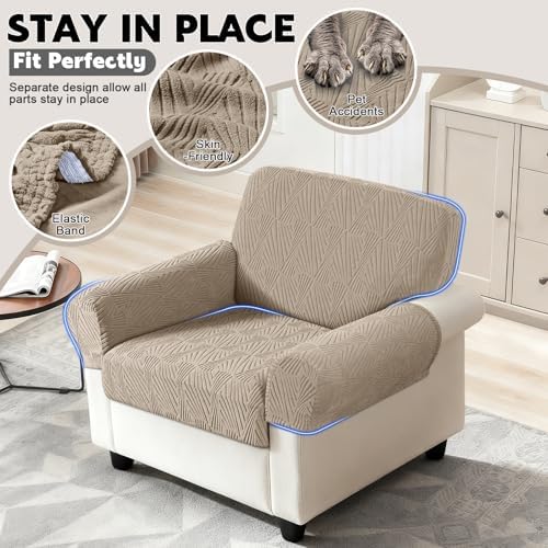 VANSOFY Stretch Couch Cushion Covers - Image 4