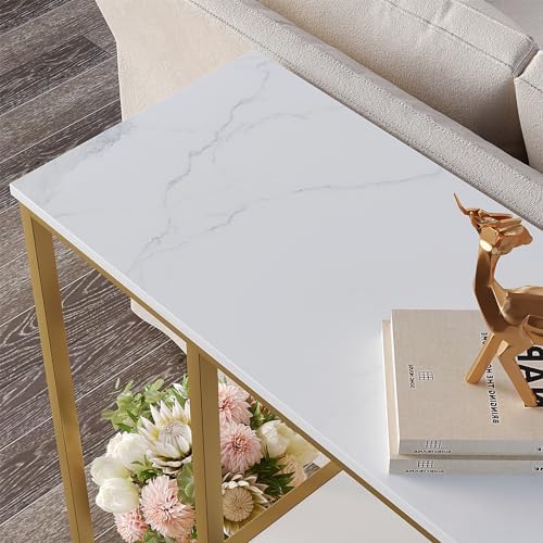 WOHOMO 31.5 in Entryway Table Modern Sofa Table - Image 6