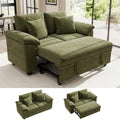 Ihanherry 61" Loveseat Sleeper Sofa, 2-in-1 Pull Out Couch Bed by iHanHerry