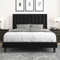 Allewie Queen Bed Frame/Velvet Upholstered Bed Frame by Allewie