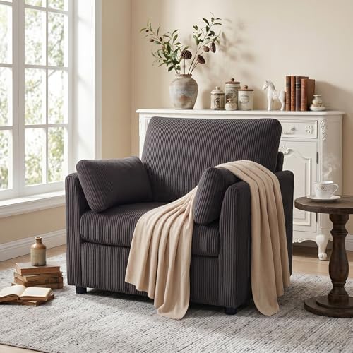 Mofolit 38“ Modern Corduory Accent Chair by Mofolitfurniture