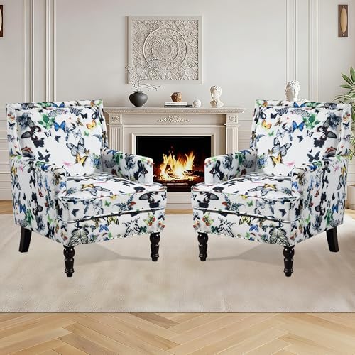 Accent Chair, Modern Comfy Accent Chairs Lounge Arm Chair - Image 7