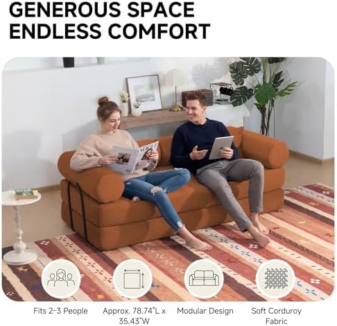 6-in-1 Convertible Sofa Bed - Image 7