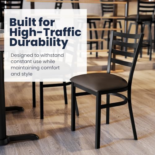 Flash Furniture Hercules Ladder Back Chair - Image 6