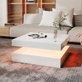 HedoAjim White LED Coffee Table by HedoAjim