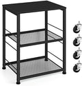 OYEAL Black Night Stand Industrial End Table by OYEAL