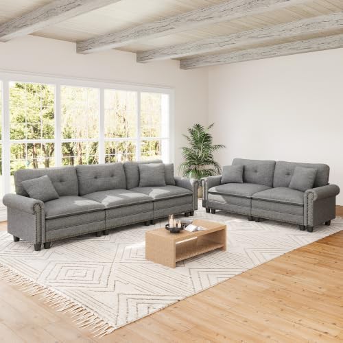 SUNSHINE VALLEY Modular Sectional Couch and Loveseat Set by SUNSHINEVALLEY