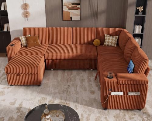 WEUP 111" Modular Sectional Sleeper Sofa - Image 2