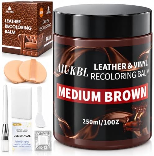 Leather Recoloring Balm, Leather Color Restorer, Leather Restorer by Unknown