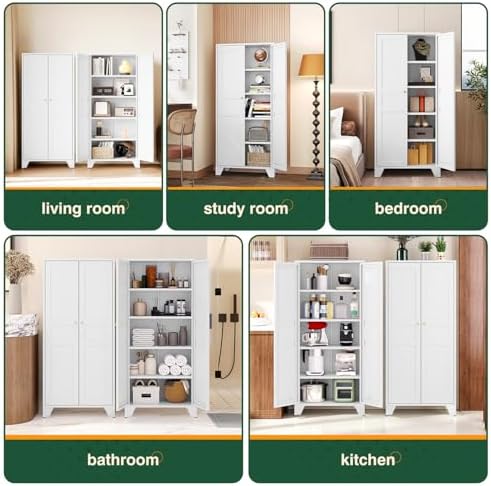 Letaya Metal Pantry Kitchen Storage Cabinet - Image 5