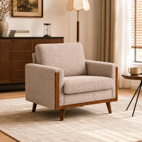 VINGLI Mid-Century Modern Oversized Accent Chair by VINGLI
