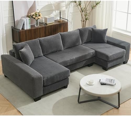 114" Sectional Couches with Pull Out Bed - Image 2