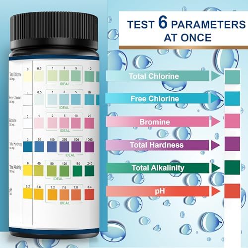 DIPSTIK Pool and Spa Test Strips-6 in 1 Hot Tub Test Strips - Image 2